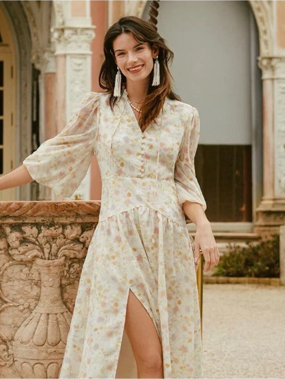 Petite Studio NYC Ambrose Floral
Long Sleeve Dress XS (NEW)